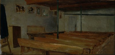 Schoolklas door Albert Anker